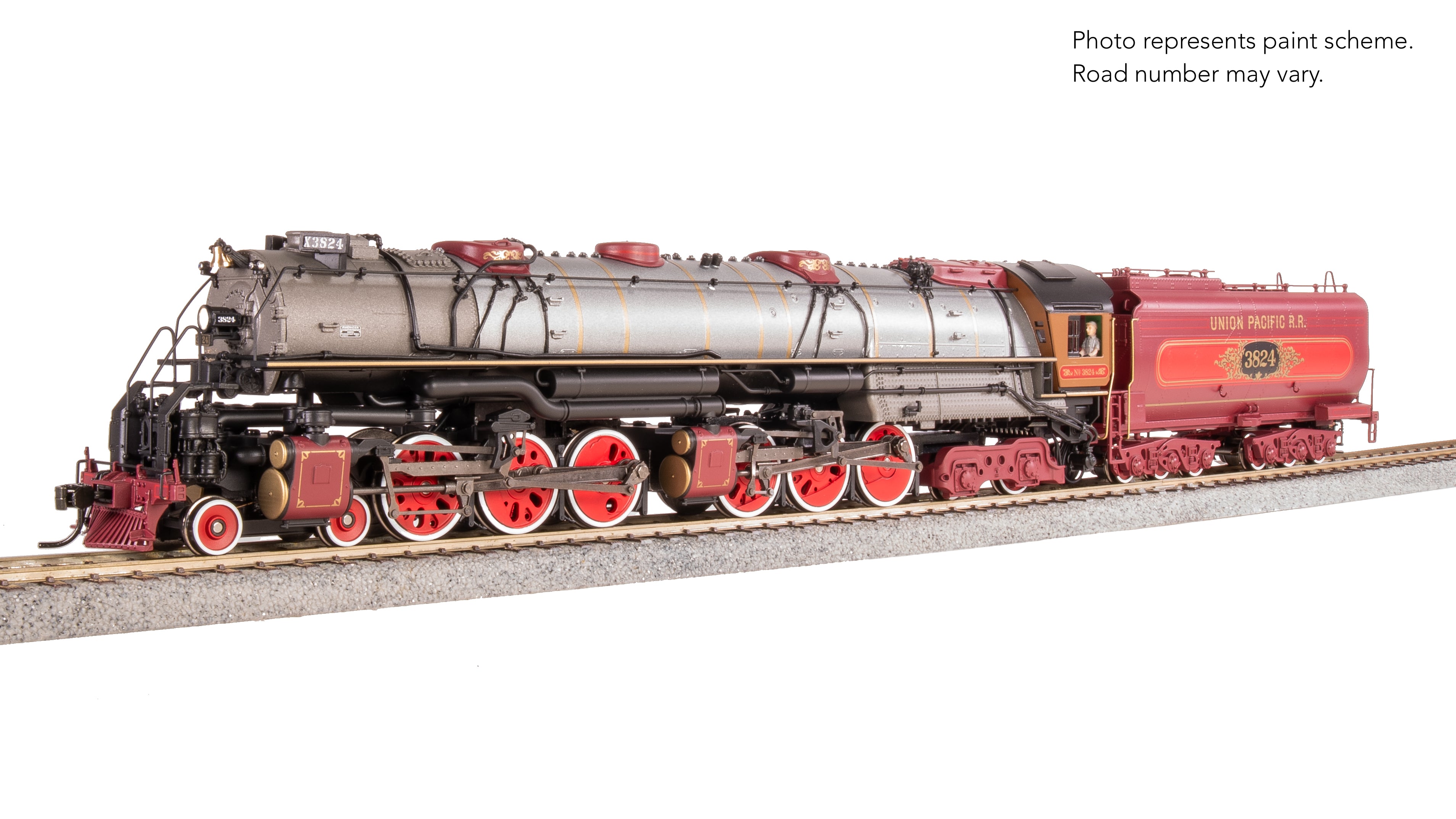 9920 UP Early Challenger (CSA-2), #3824, Ornate 1800's Fantasy Paint, No-Sound / DCC-Ready, HO