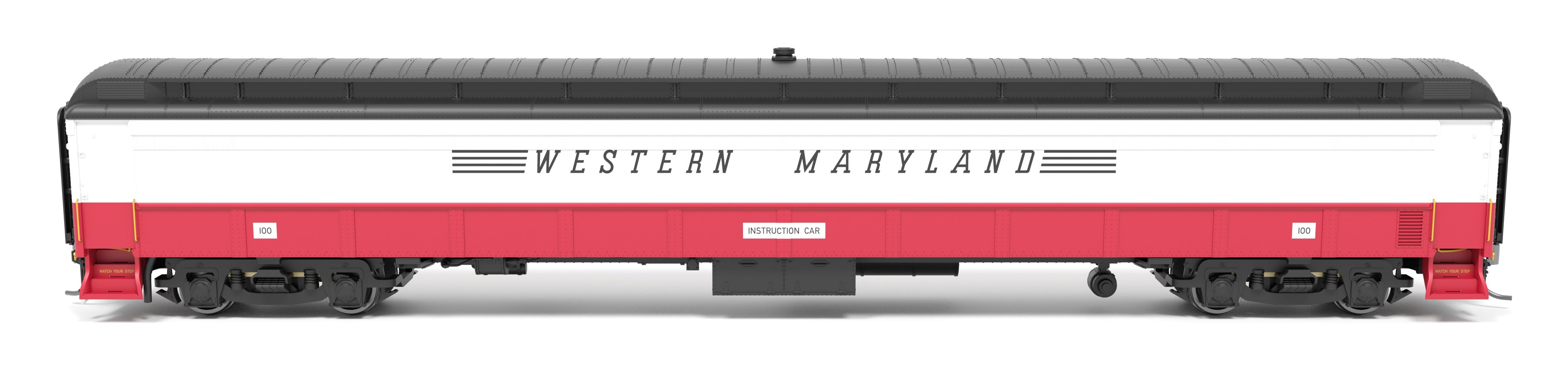 9936 Railroad Instruction Car, Western Maryland WM 100, HO Scale