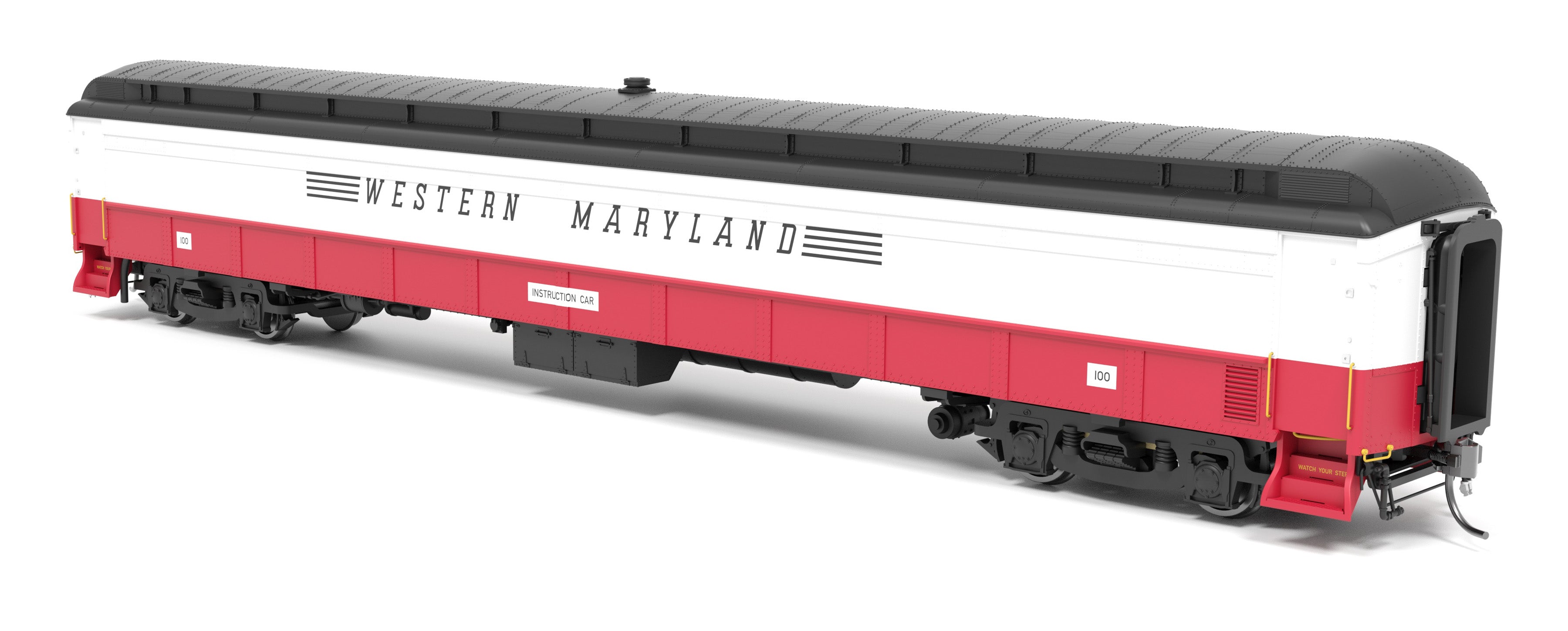 9936 Railroad Instruction Car, Western Maryland WM 100, HO Scale