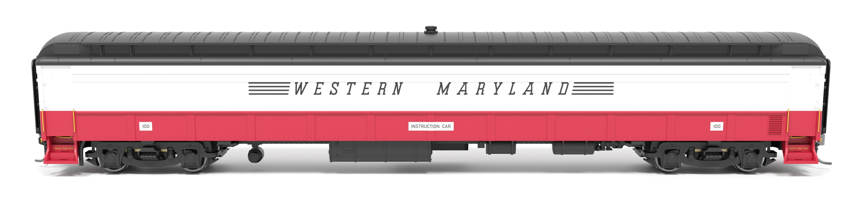9936 Railroad Instruction Car, Western Maryland WM 100, HO Scale