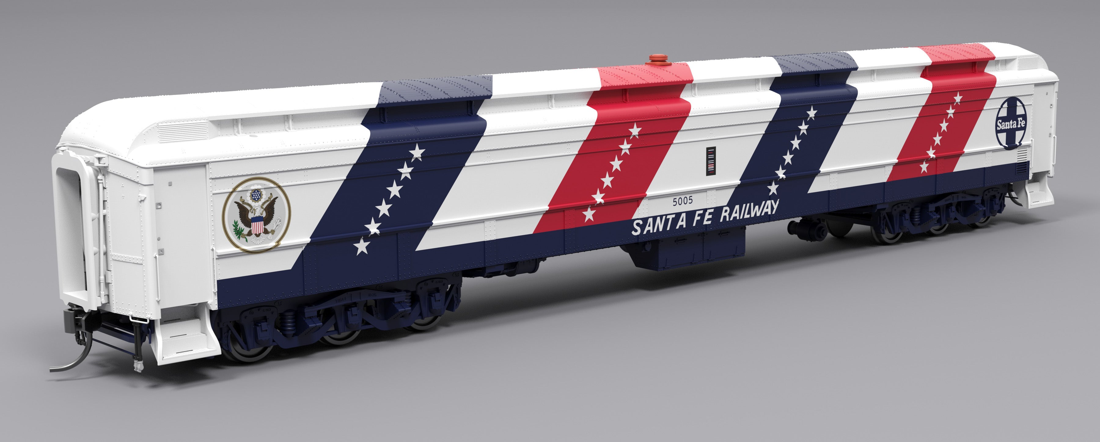 9937 Railroad Exhibit Car, ATSF 5005, HO Scale