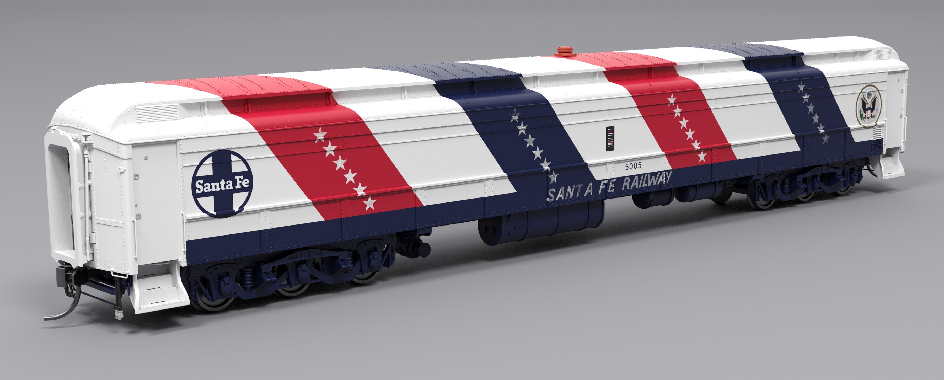 9937 Railroad Exhibit Car, ATSF 5005, HO Scale