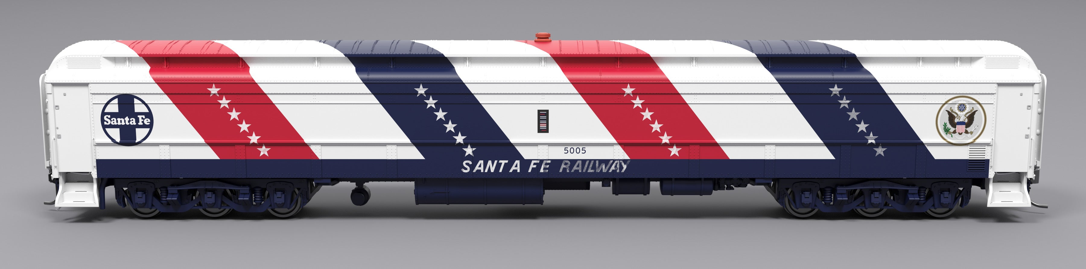 9937 Railroad Exhibit Car, ATSF 5005, HO Scale