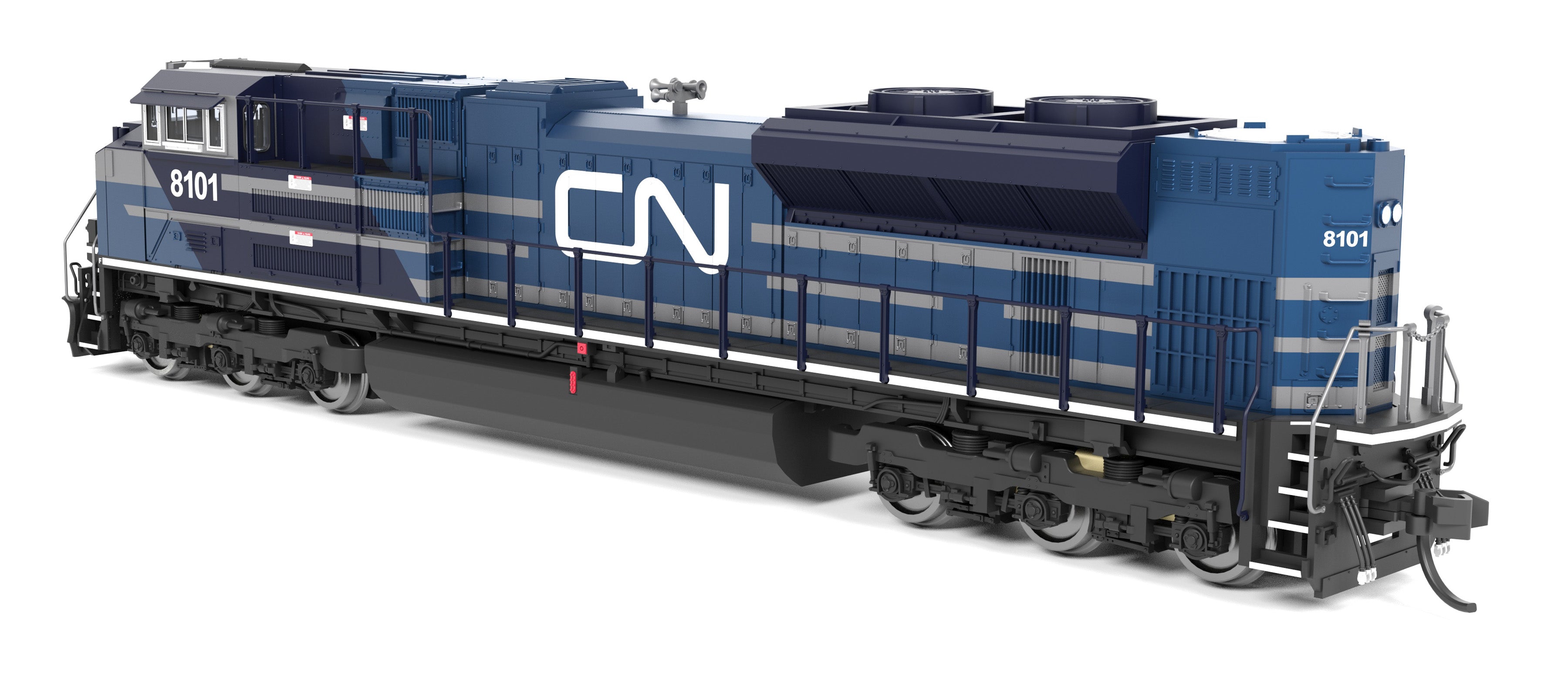 9962 EMD SD70ACe, CN 8101, Blue & White, Paragon4 Sound/DC/DCC, N