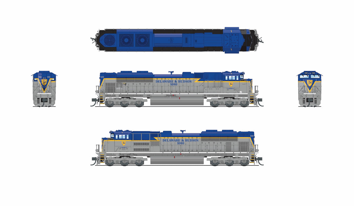 REFURBISHED R9974 EMD SD70ACe, NS 1080, D&H Heritage Paint, Paragon4 Sound/DC/DCC, N