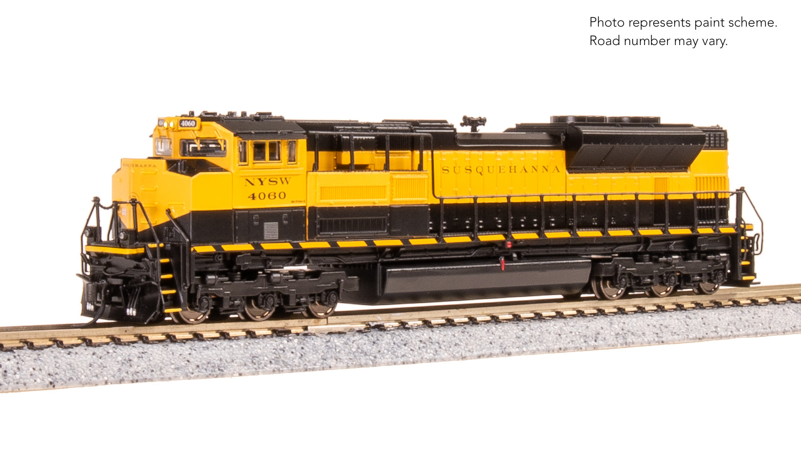 9976 EMD SD70ACe, NYSW 4060, Black and Yellow, Paragon4 Sound/DC/DCC, N