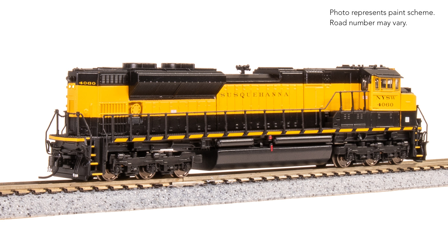 9976 EMD SD70ACe, NYSW 4060, Black and Yellow, Paragon4 Sound/DC/DCC, N
