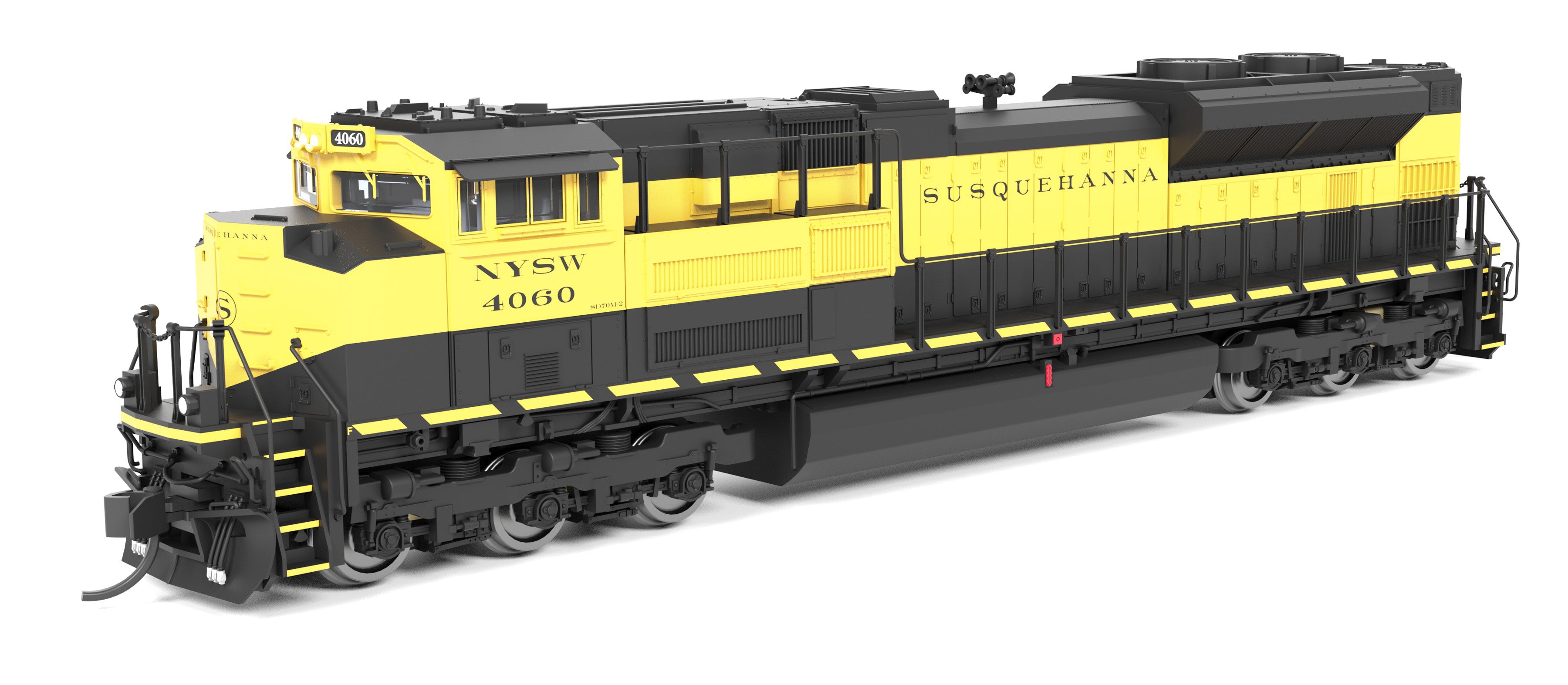 9976 EMD SD70ACe, NYSW 4060, Black and Yellow, Paragon4 Sound/DC/DCC, N