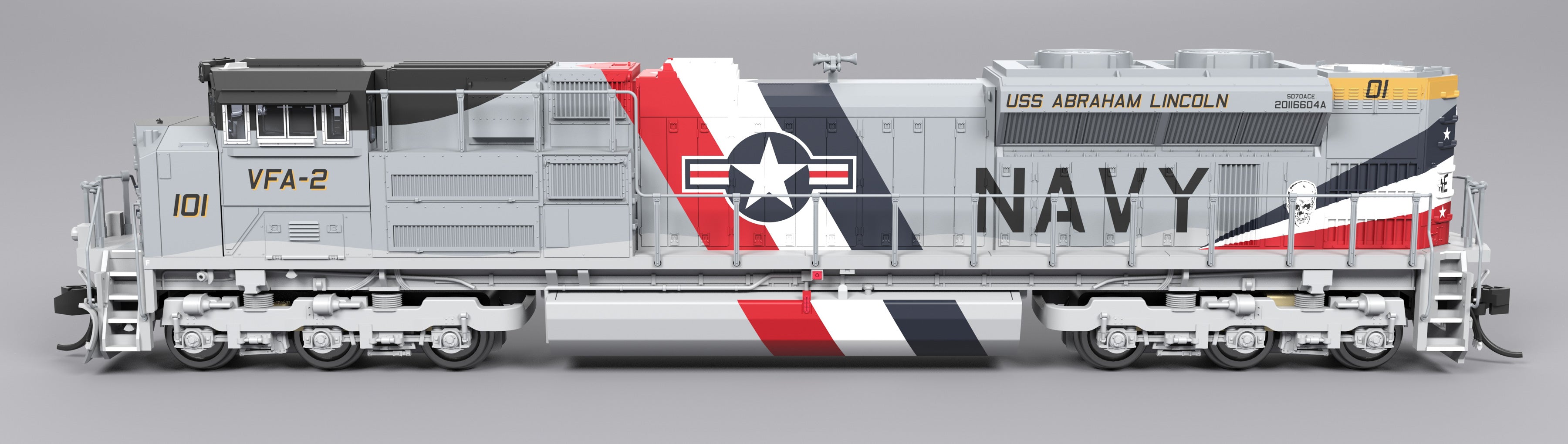 9982 EMD SD70ACe, US Navy #101 Fantasy Paint, Paragon4 Sound/DC/DCC, N