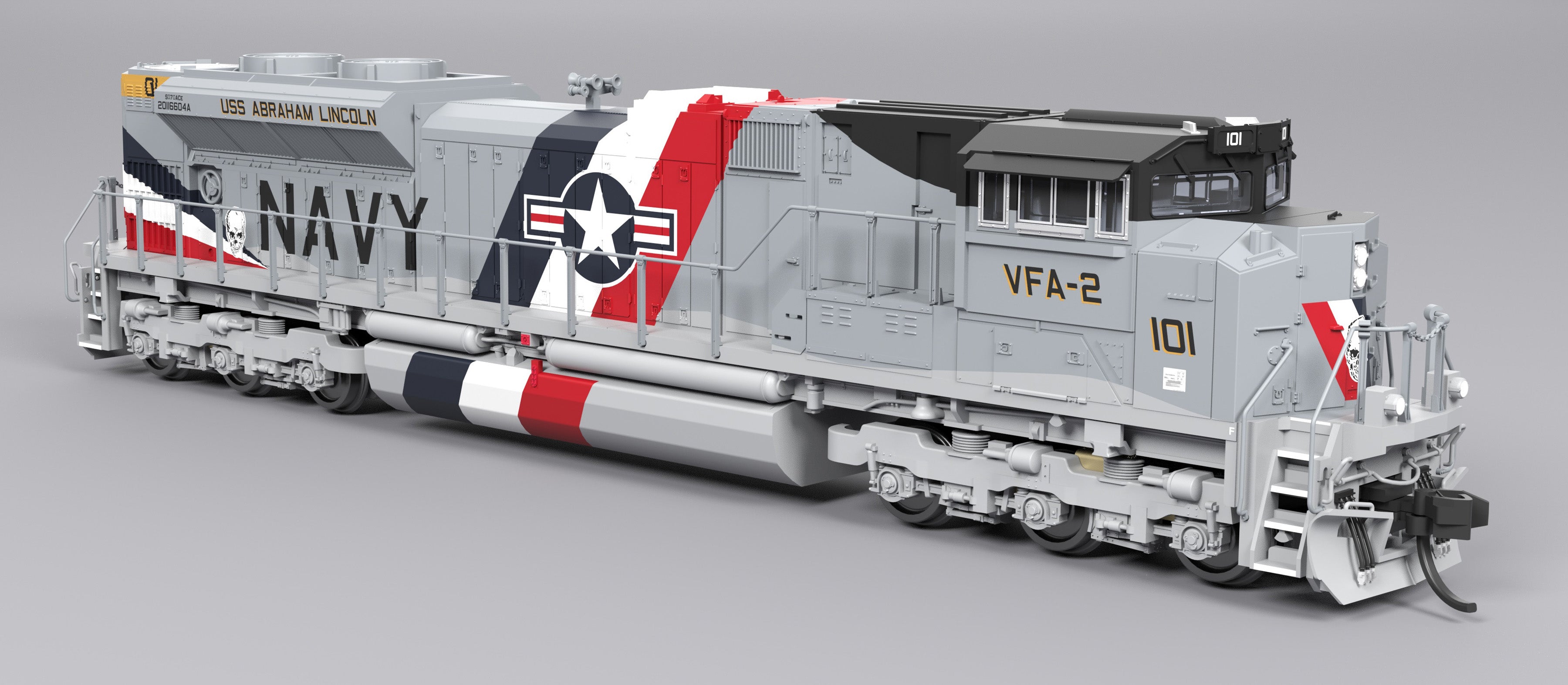 9982 EMD SD70ACe, US Navy #101 Fantasy Paint, Paragon4 Sound/DC/DCC, N