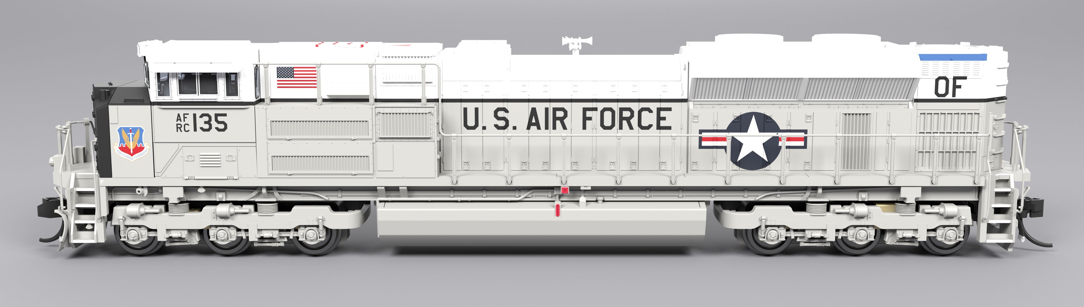 9984 EMD SD70ACe, US Air Force #135 Fantasy Paint, Paragon4 Sound/DC/DCC, N