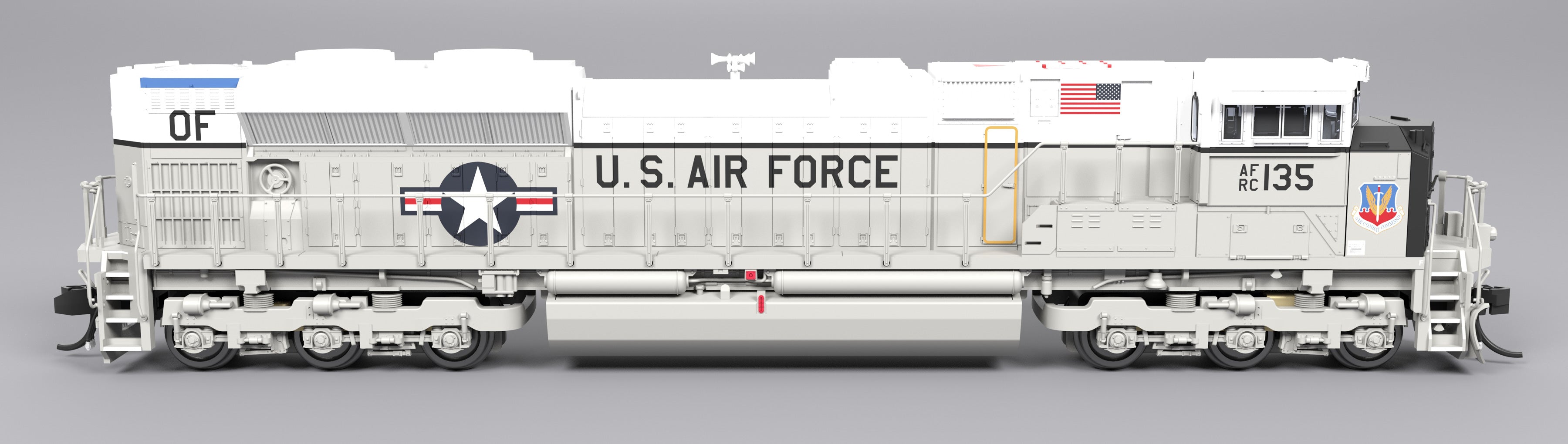 9984 EMD SD70ACe, US Air Force #135 Fantasy Paint, Paragon4 Sound/DC/DCC, N
