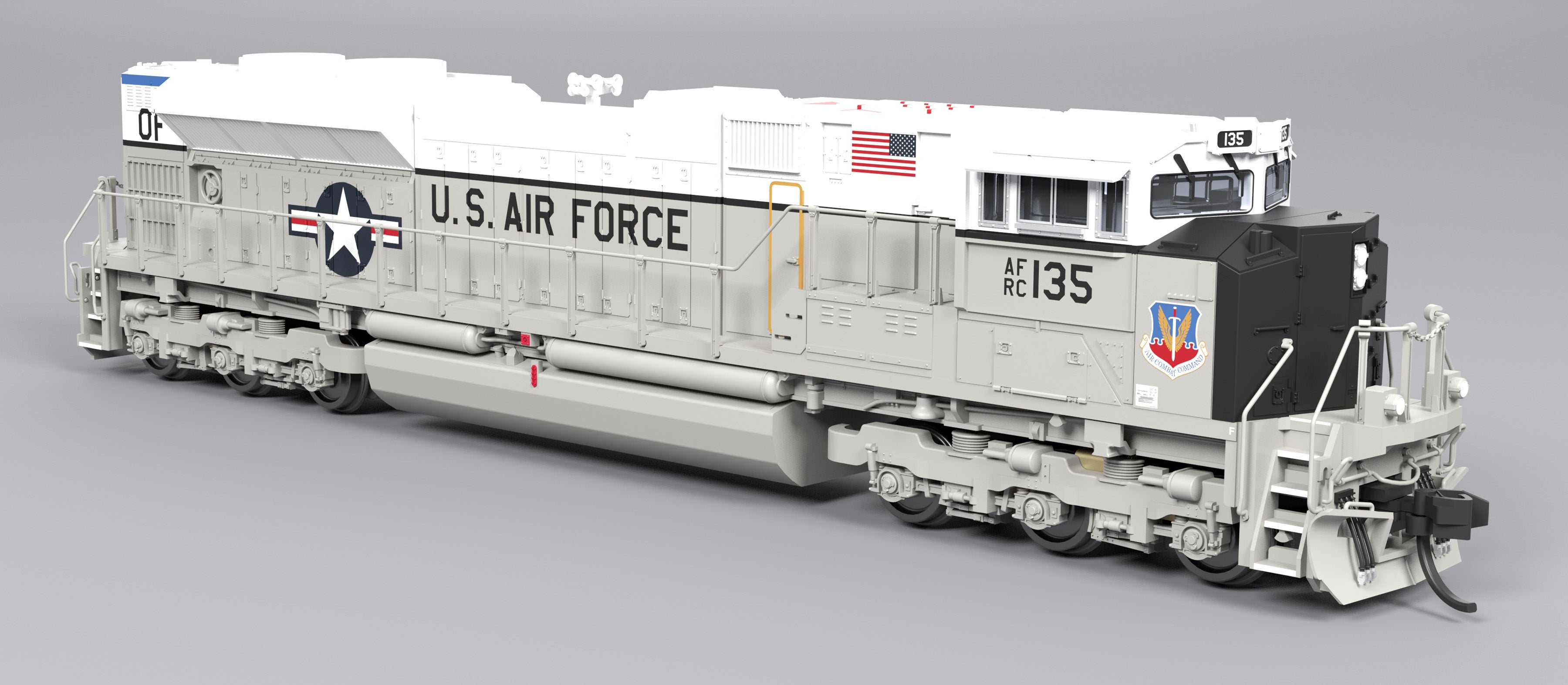 9984 EMD SD70ACe, US Air Force #135 Fantasy Paint, Paragon4 Sound/DC/DCC, N