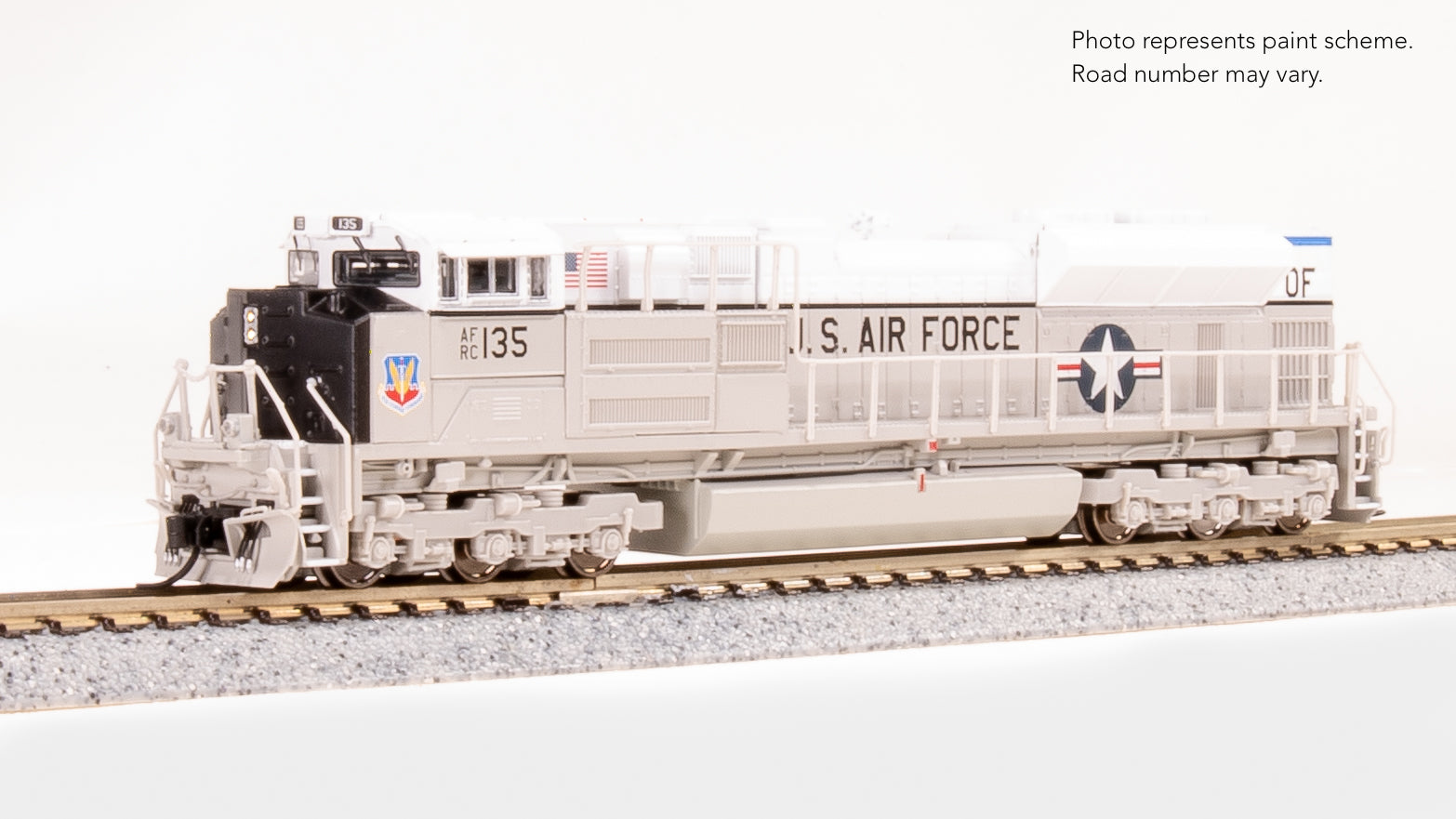 9985 EMD SD70ACe, US Air Force #135 Fantasy Paint, No-Sound / DCC-Ready, N