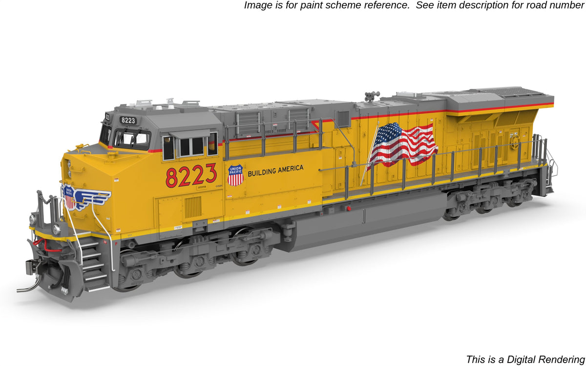 10829 GE ES44AC, UP 8200, Building America Scheme, No-Sound / DCC-Ready, HO