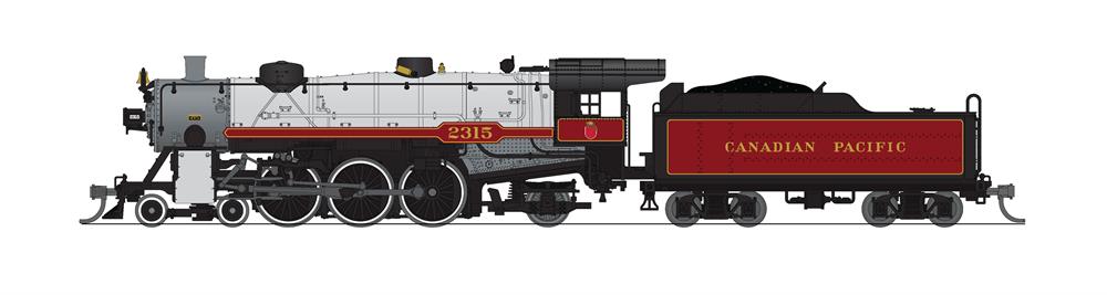 8071 Light Pacific 4-6-2, CP 2315, Maroon Gray, No-Sound/DCC-Ready, N (NP)