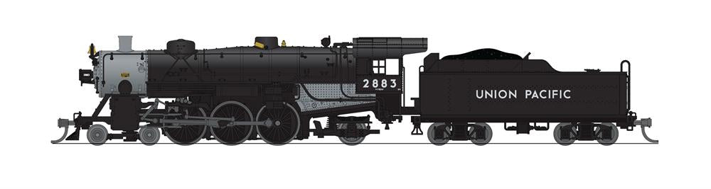 8077 Light Pacific 4-6-2, UP 2883, Black w/ Aluminum, No-Sound/DCC-Ready, N  (NP)