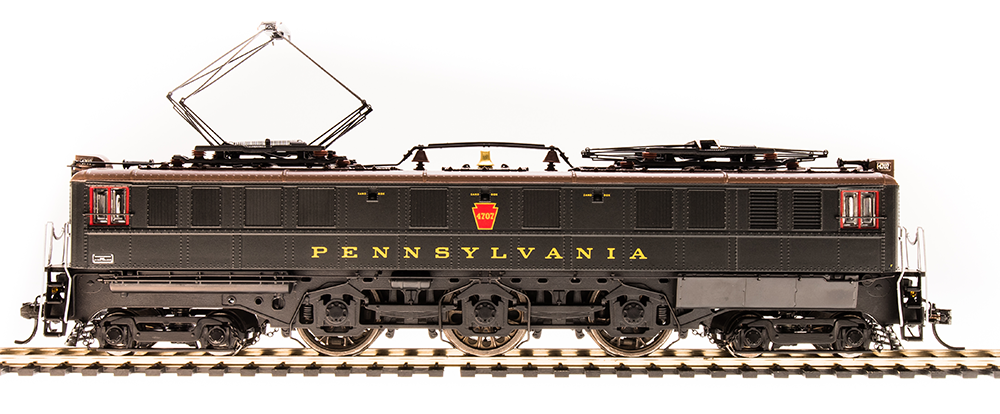 5933 PRR P5a Boxcab, #4730, Freight Type, DGLE, Brown Roof, Buff Yellow Roman Lettering, Paragon3 Sound/DC/DCC, HO