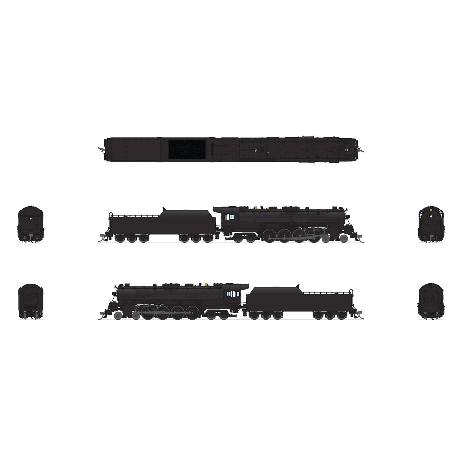 Reading T1 4-8-4, Stealth Series, N Scale
