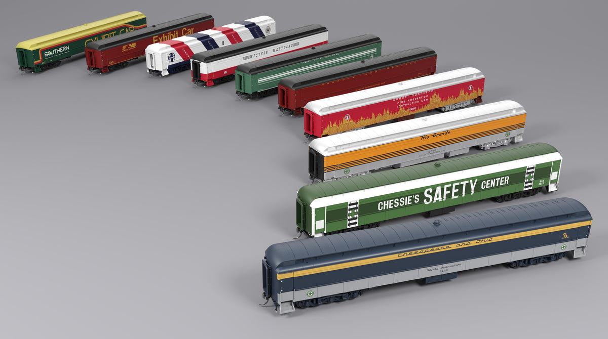 Railroad Instruction Cars / Exhibit Cars, HO (2026)