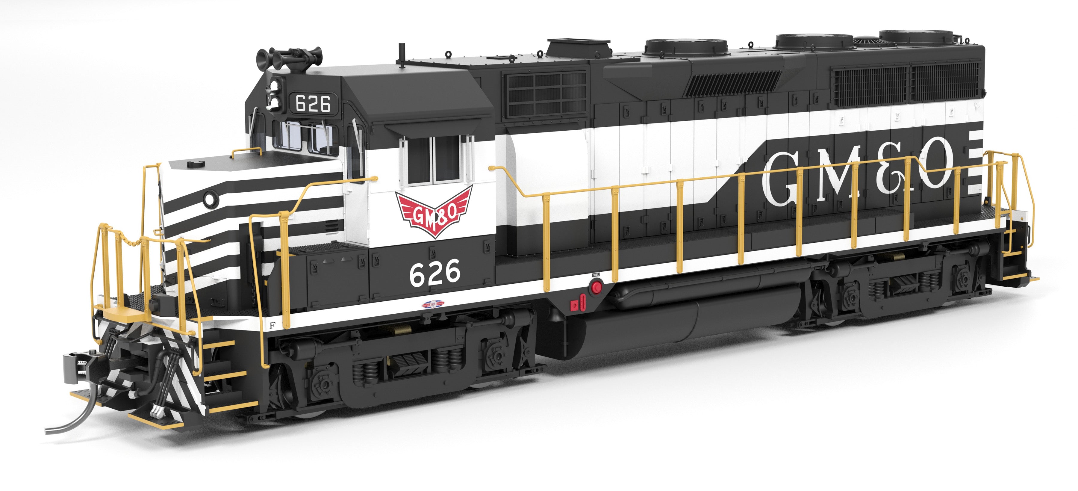 10013 EMD GP35, GM&O 626, As-Delivered Scheme, Paragon4 Sound/DC/DCC, HO