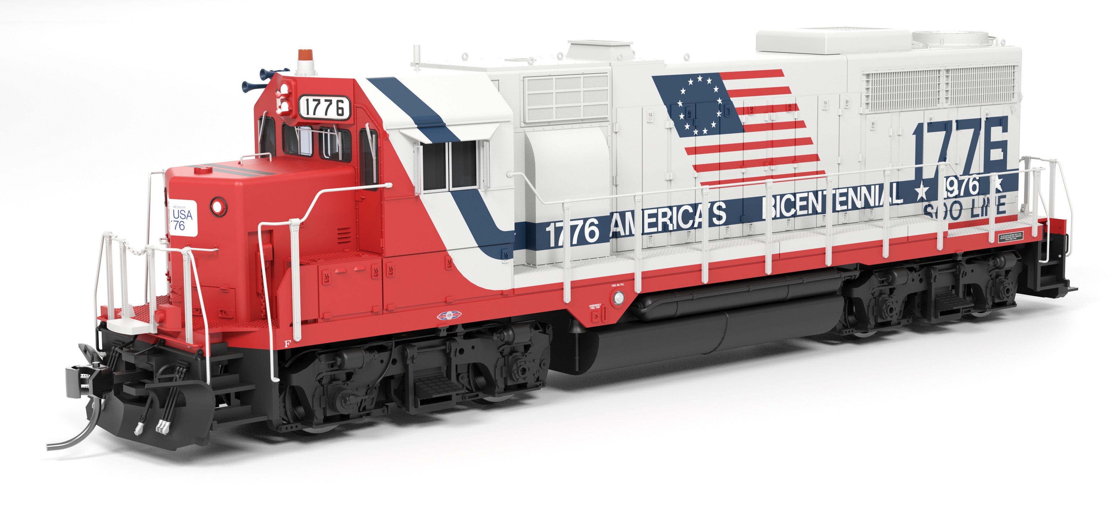 10019 EMD GP35, SOO 1776, Bicentennial Scheme, Paragon4 Sound/DC/DCC, HO