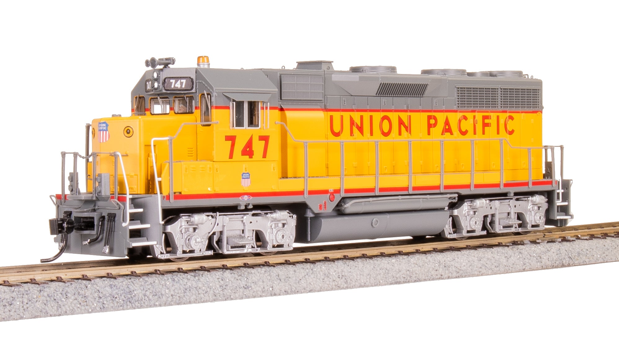 ***PRODUCTION SAMPLE*** REFURBISHED R10023 EMD GP35, UP 747, 1980's Paint, No-Sound / DCC-Ready, HO