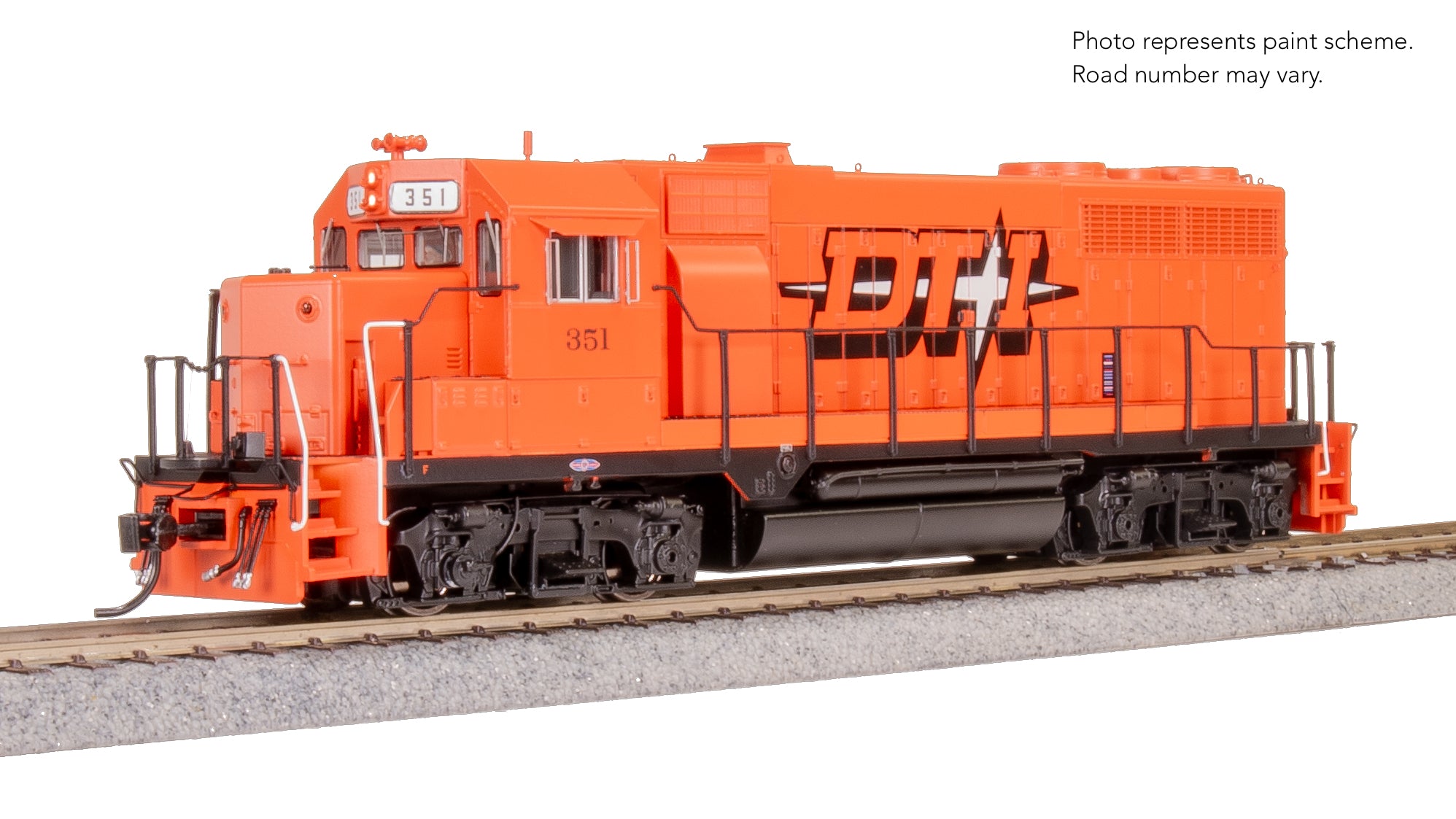 10031 EMD GP35, DT&I 351, Star Scheme, Paragon4 Sound/DC/DCC, HO (Smokebox Graphics Exclusive)