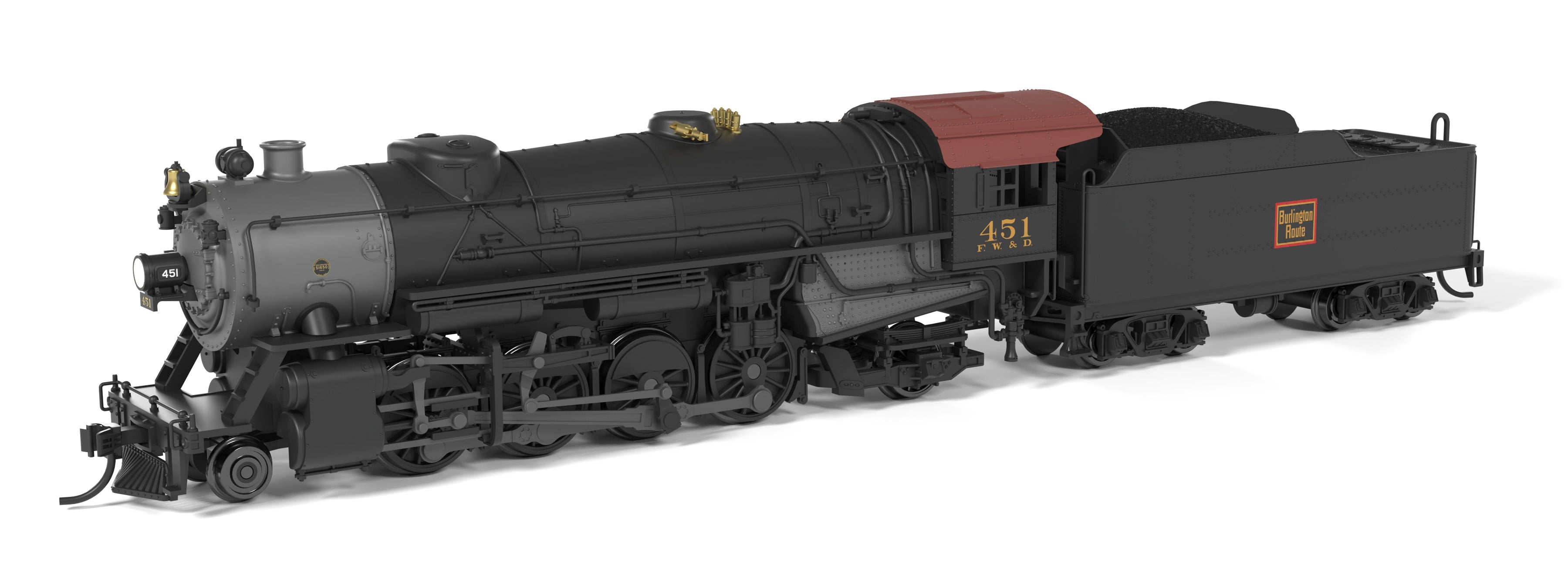 10050 USRA Heavy Mikado, CBQ (FWD) 451, Paragon4 Sound/DC/DCC, N