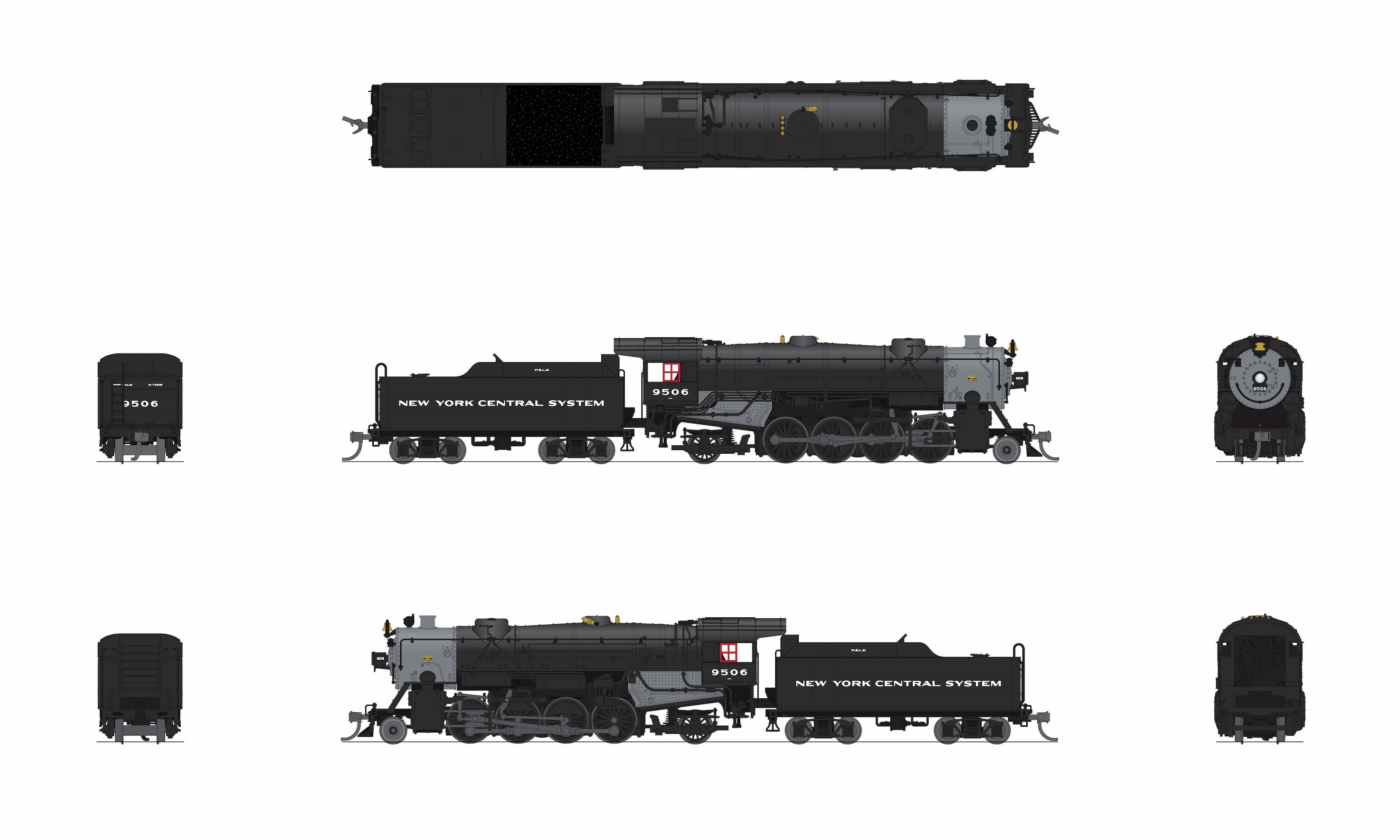 10061 USRA Heavy Mikado, NYC / PLE 9508, No-Sound / DCC-Ready, N