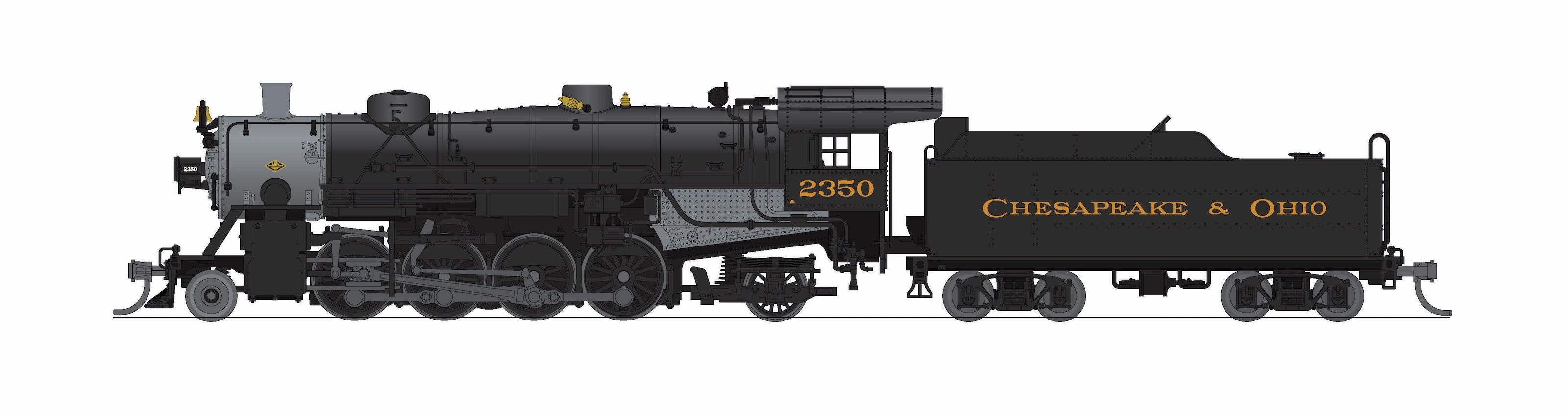 10075 USRA Light Mikado, C&O 2362, Paragon4 Sound/DC/DCC, N