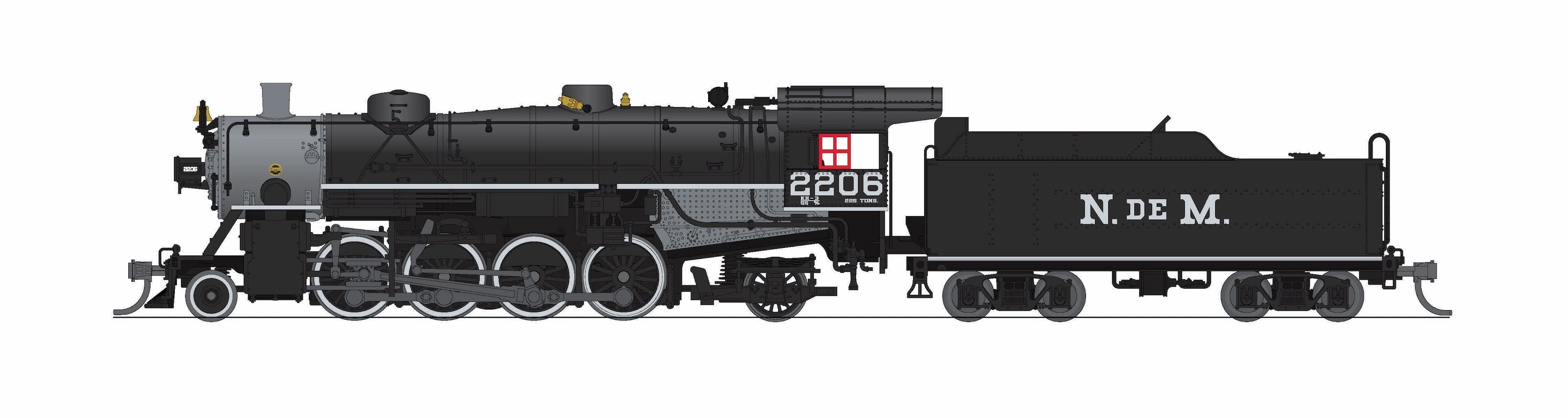 10082 USRA Light Mikado, NdeM 2206, No-Sound / DCC-Ready, N
