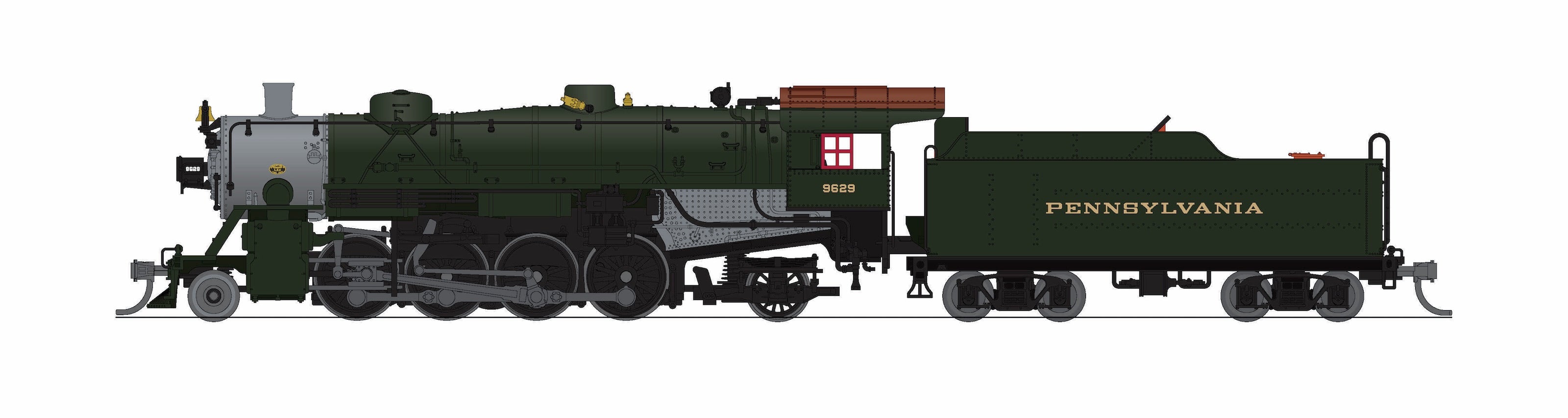 10085 USRA Light Mikado, PRR 9631, Paragon4 Sound/DC/DCC, N