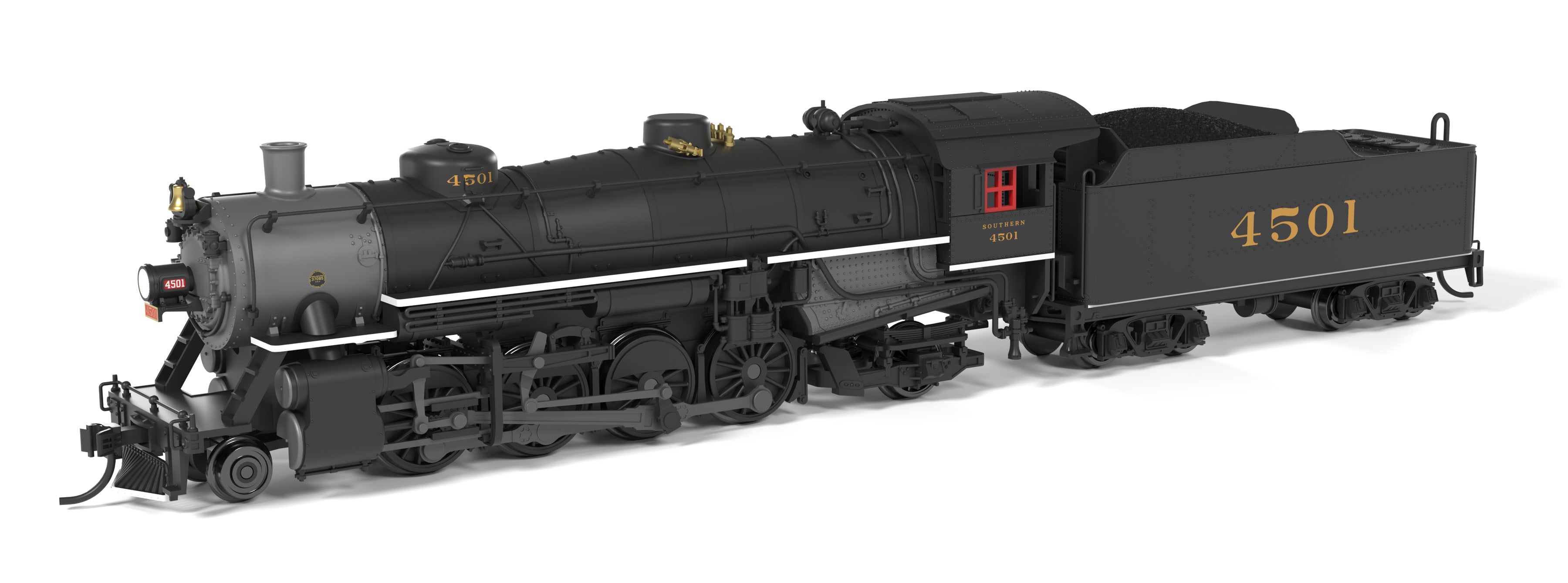 10088 USRA Light Mikado, SOU 4501, Black Boiler, Paragon4 Sound/DC/DCC, N