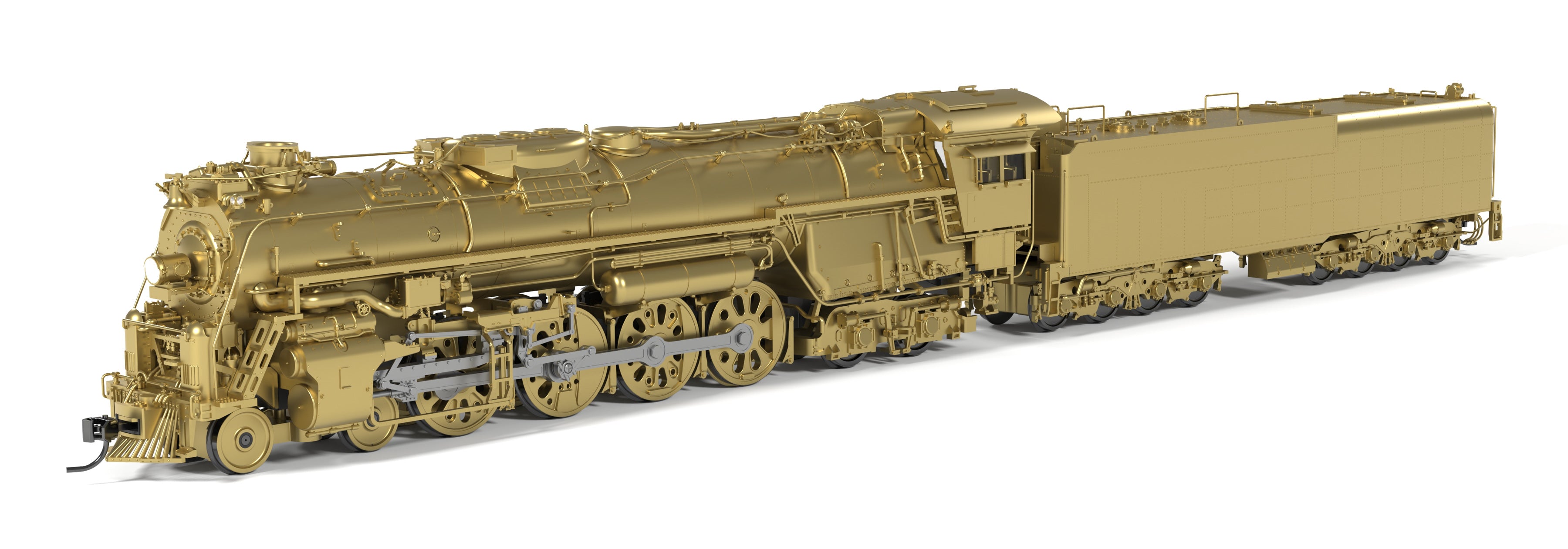 10115 ATSF Class 2900 4-8-4, Unlettered, Painted Brass, Details As #2926 Appears Today, No-Sound / DCC-Ready, HO