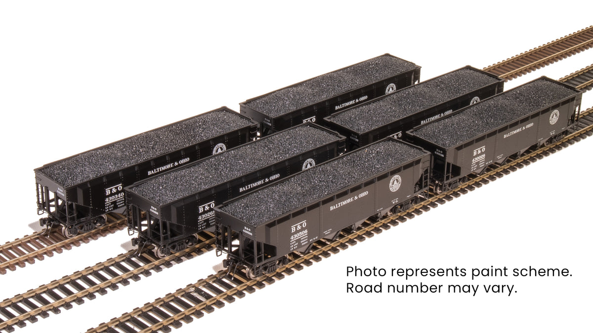 10130 ARA 70-ton 4-Bay Hopper, B&O W2b, "13 Great States", 6-pack A, HO