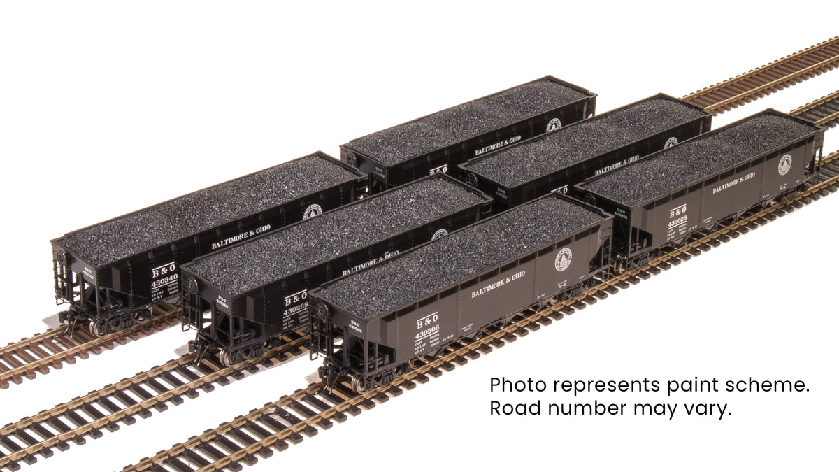 10130 ARA 70-ton 4-Bay Hopper, B&O W2b, "13 Great States", 6-pack A, HO