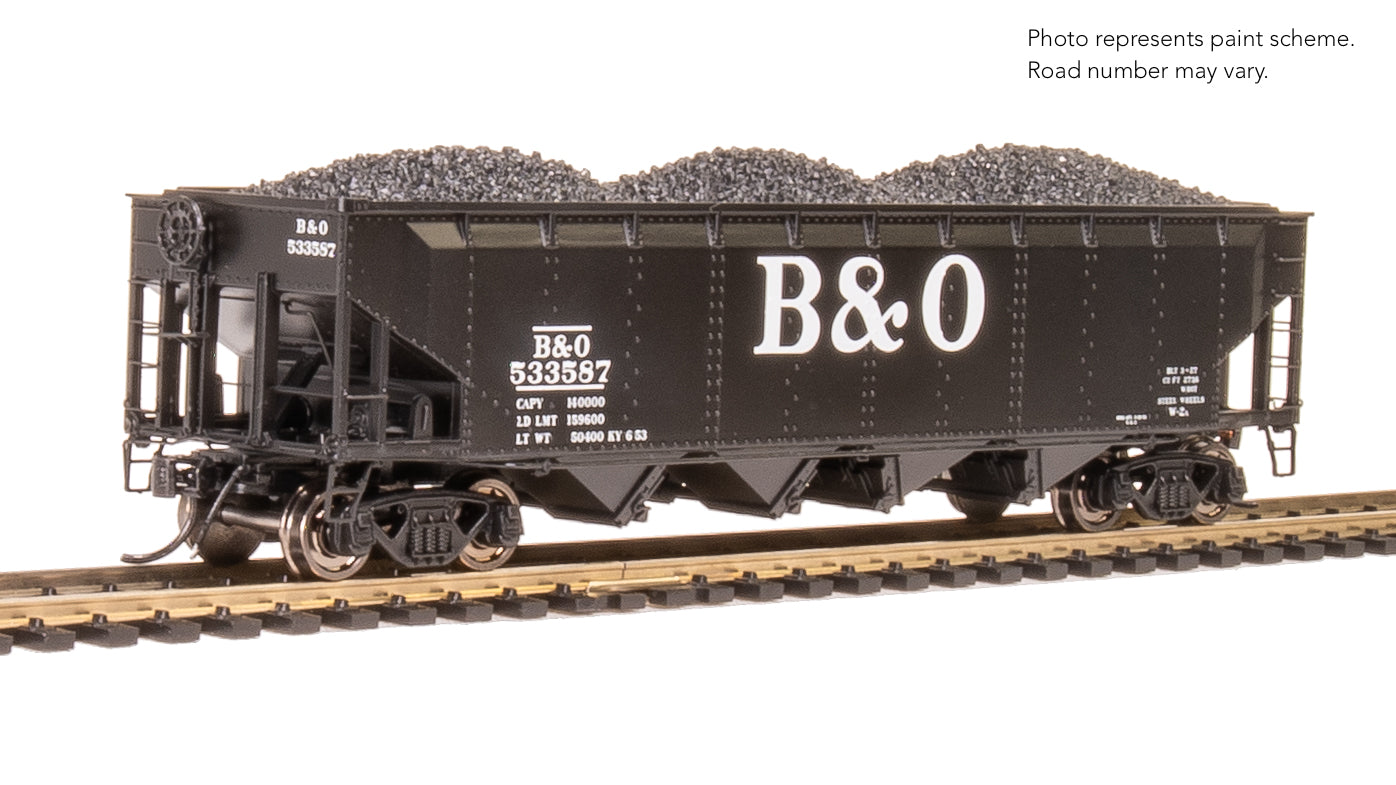 10133 ARA 70-ton 4-Bay Hopper, B&O W2b, Big "B&O" Scheme, 6-pack B, HO