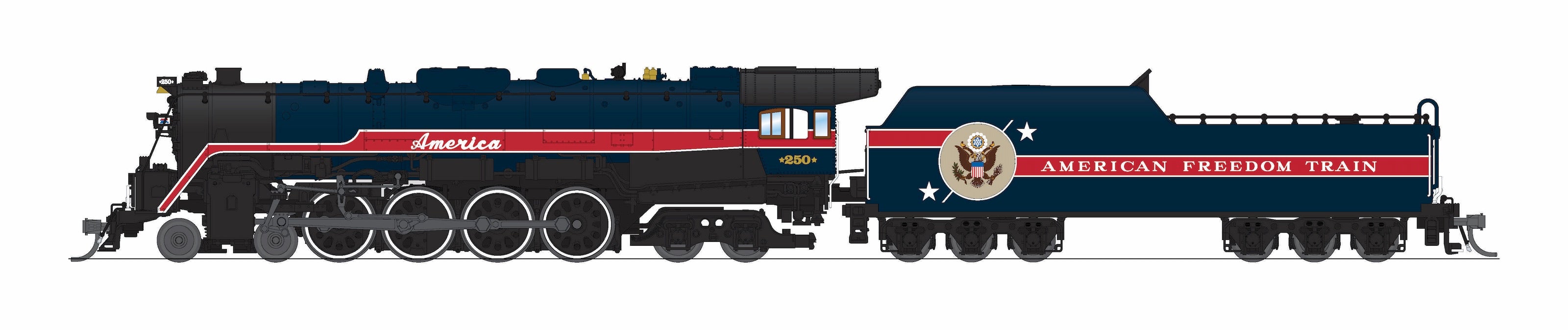 10192 Reading T1 4-8-4, AFT 250, Prototypical Appearance, Paragon4 Sound/DC/DCC, w/ Smoke, N Club Price $249.99