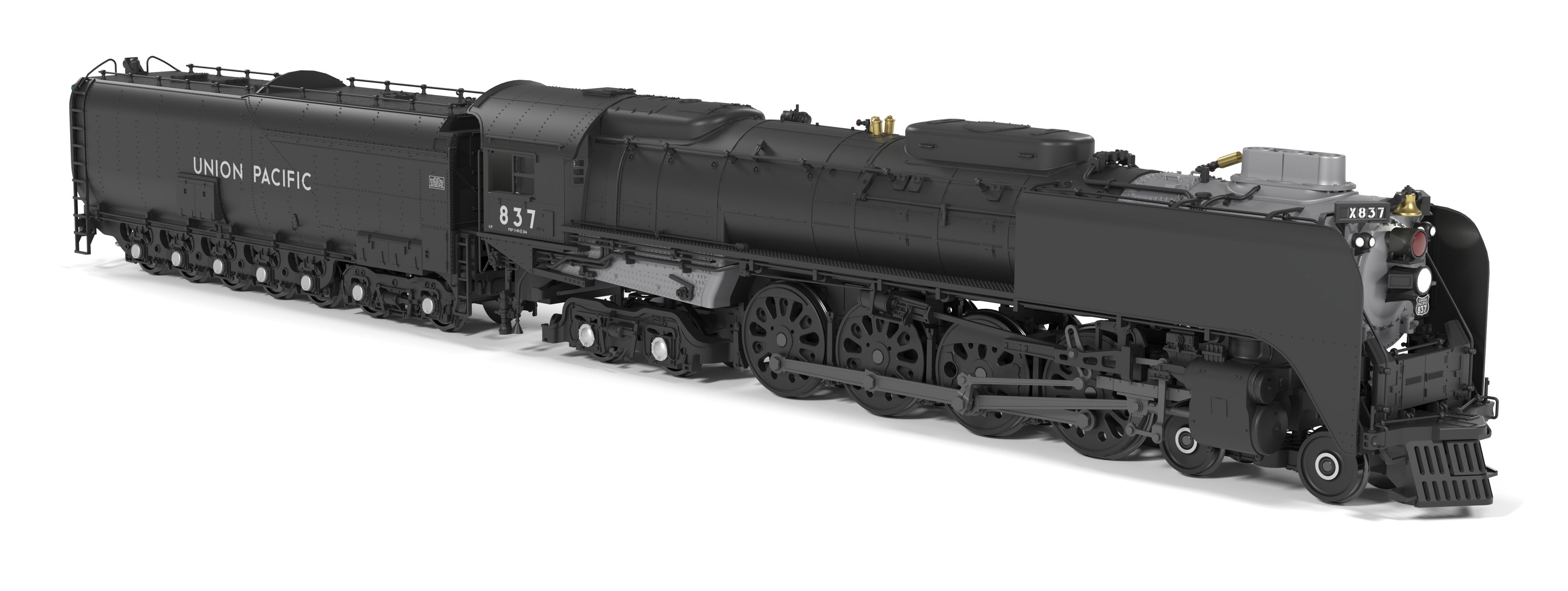 10208 Union Pacific 4-8-4, Class FEF-3, #837, Black & Graphite, Paragon4 Sound/DC/DCC, w/ Smoke, HO