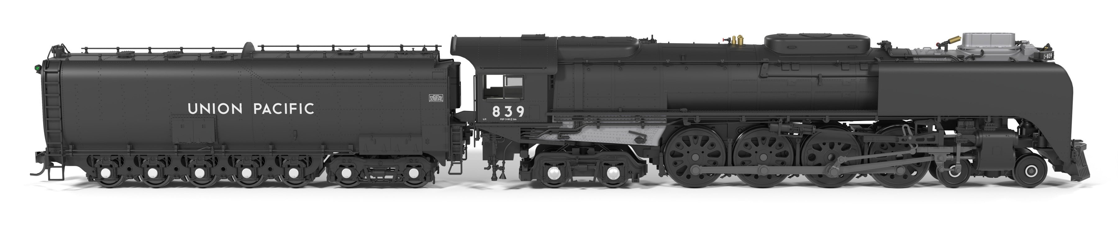10210 Union Pacific 4-8-4, Class FEF-3, #839, Black & Graphite, Paragon4 Sound/DC/DCC, w/ Smoke, HO