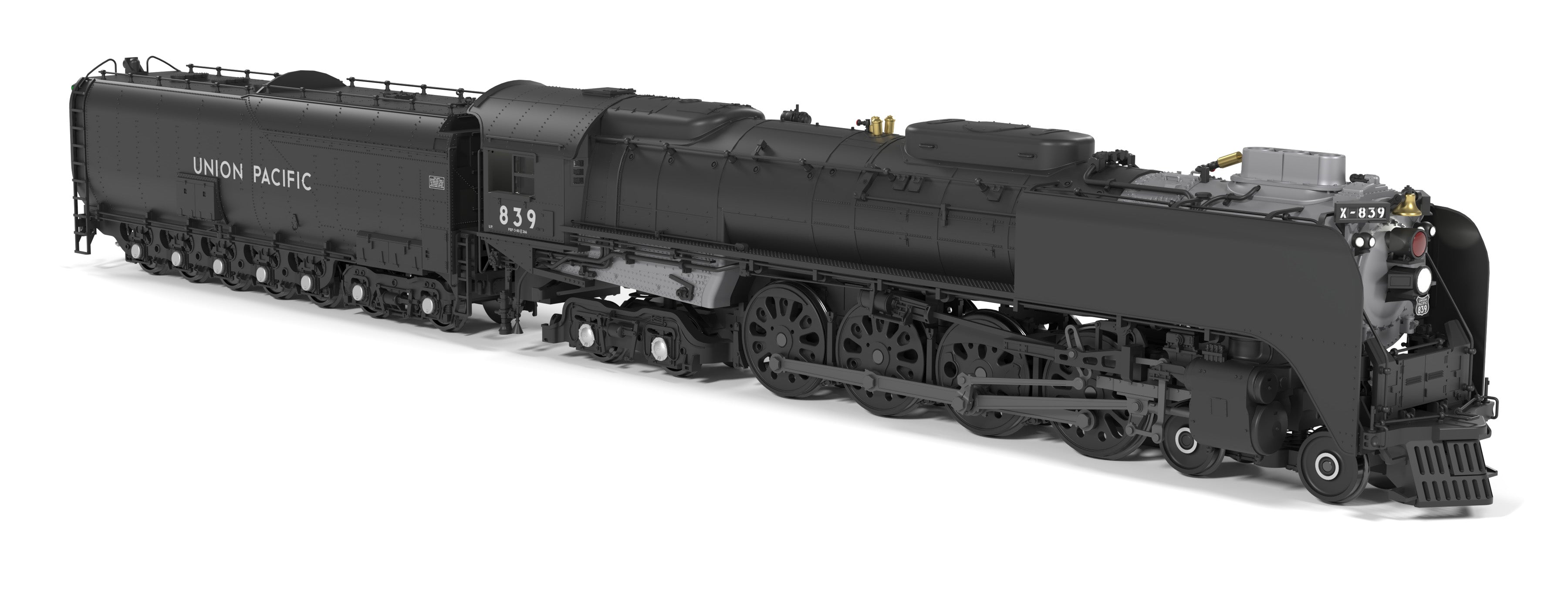 10211 Union Pacific 4-8-4, Class FEF-3, #839, Black & Graphite, No-Sound / DCC-Ready, HO