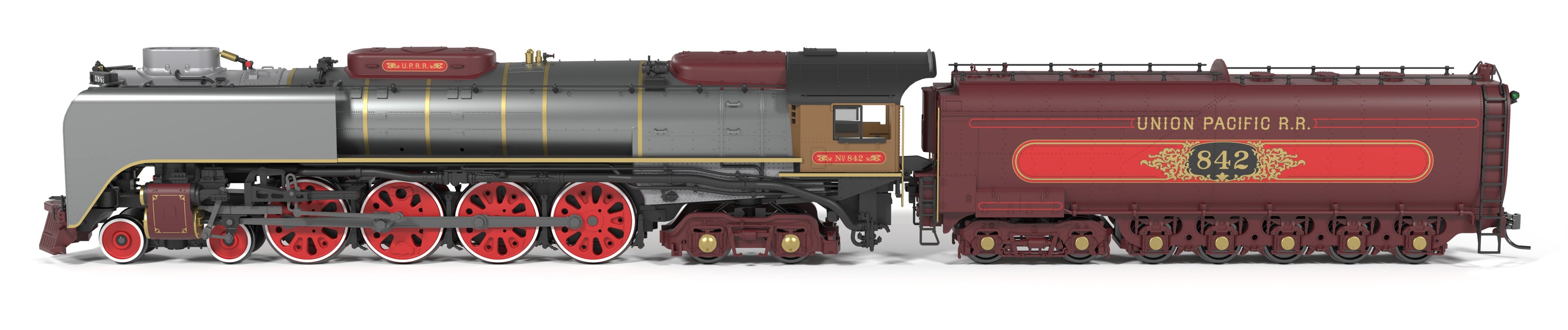 10213 Union Pacific 4-8-4, Class FEF-3, #842, Ornate Fantasy Scheme, No-Sound / DCC-Ready, HO