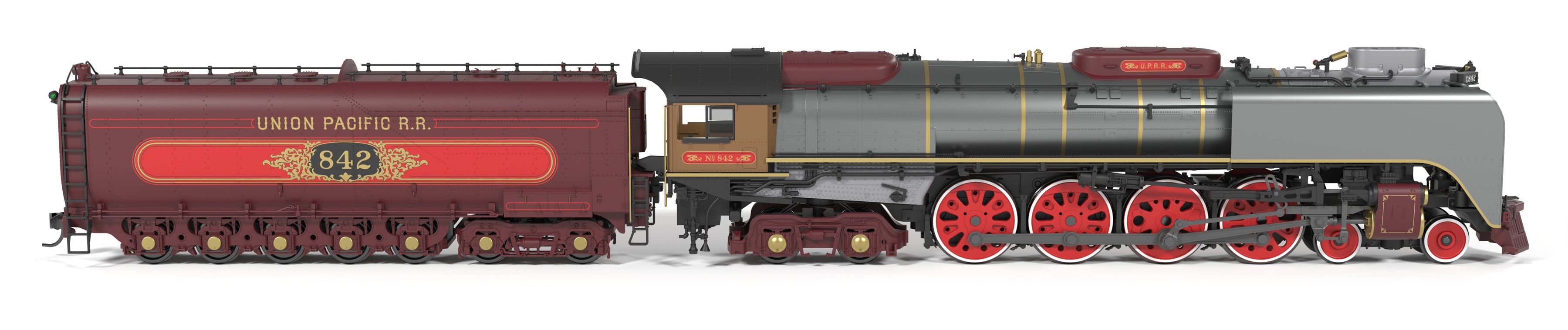 10213 Union Pacific 4-8-4, Class FEF-3, #842, Ornate Fantasy Scheme, No-Sound / DCC-Ready, HO