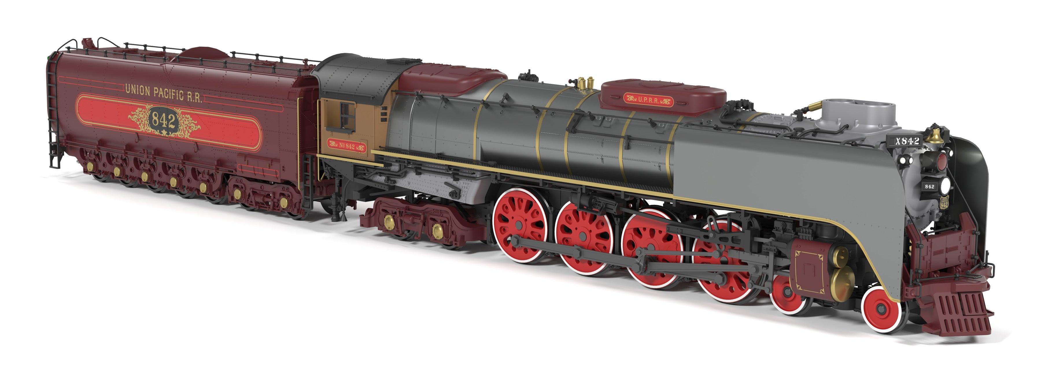 10212 Union Pacific 4-8-4, Class FEF-3, #842, Ornate Fantasy Scheme, Paragon4 Sound/DC/DCC, w/ Smoke, HO 