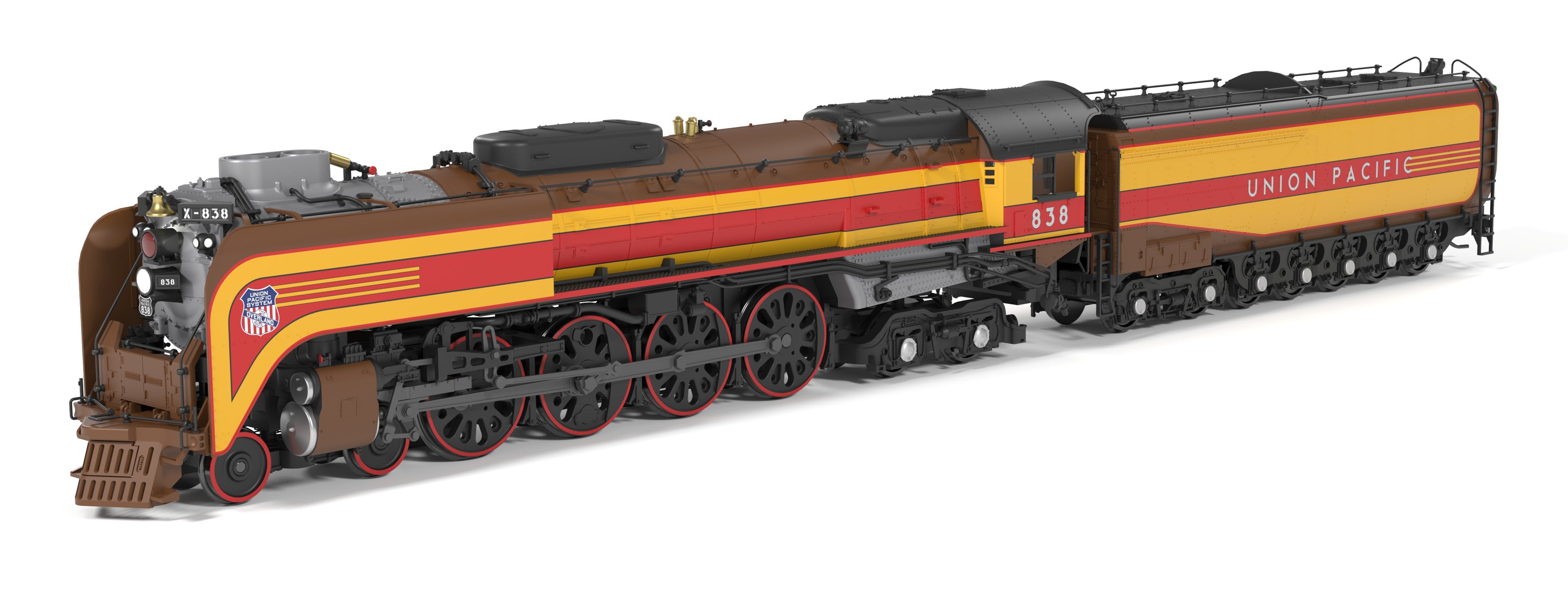 10215 Union Pacific 4-8-4, Class FEF-3, #838, 49er Fantasy Scheme, No-Sound / DCC-Ready, HO