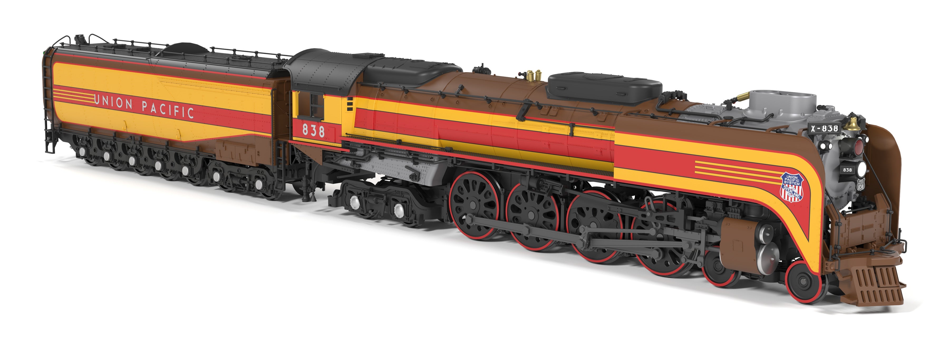 10215 Union Pacific 4-8-4, Class FEF-3, #838, 49er Fantasy Scheme, No-Sound / DCC-Ready, HO