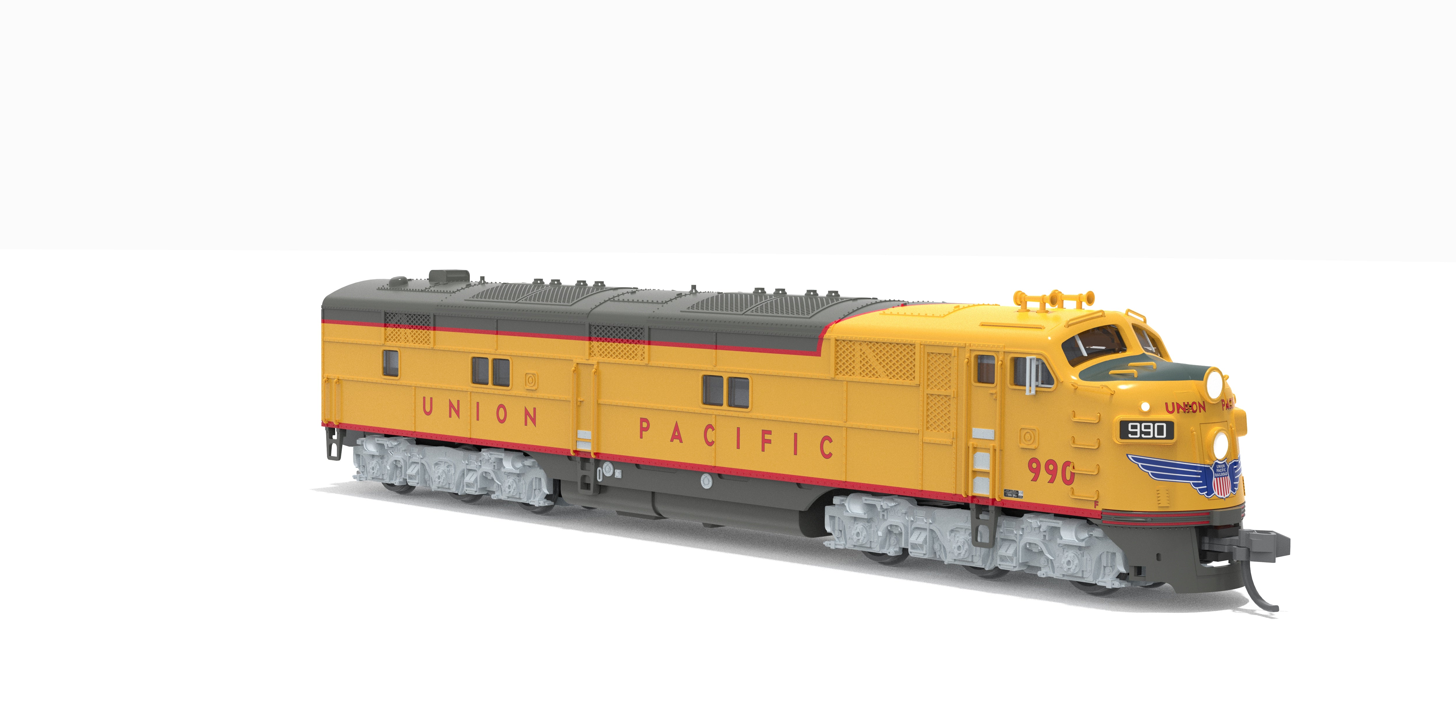 10240 EMD E7A, UP 989, Yellow & Gray, 1960's Appearance, No-Sound / DCC-Ready, N
