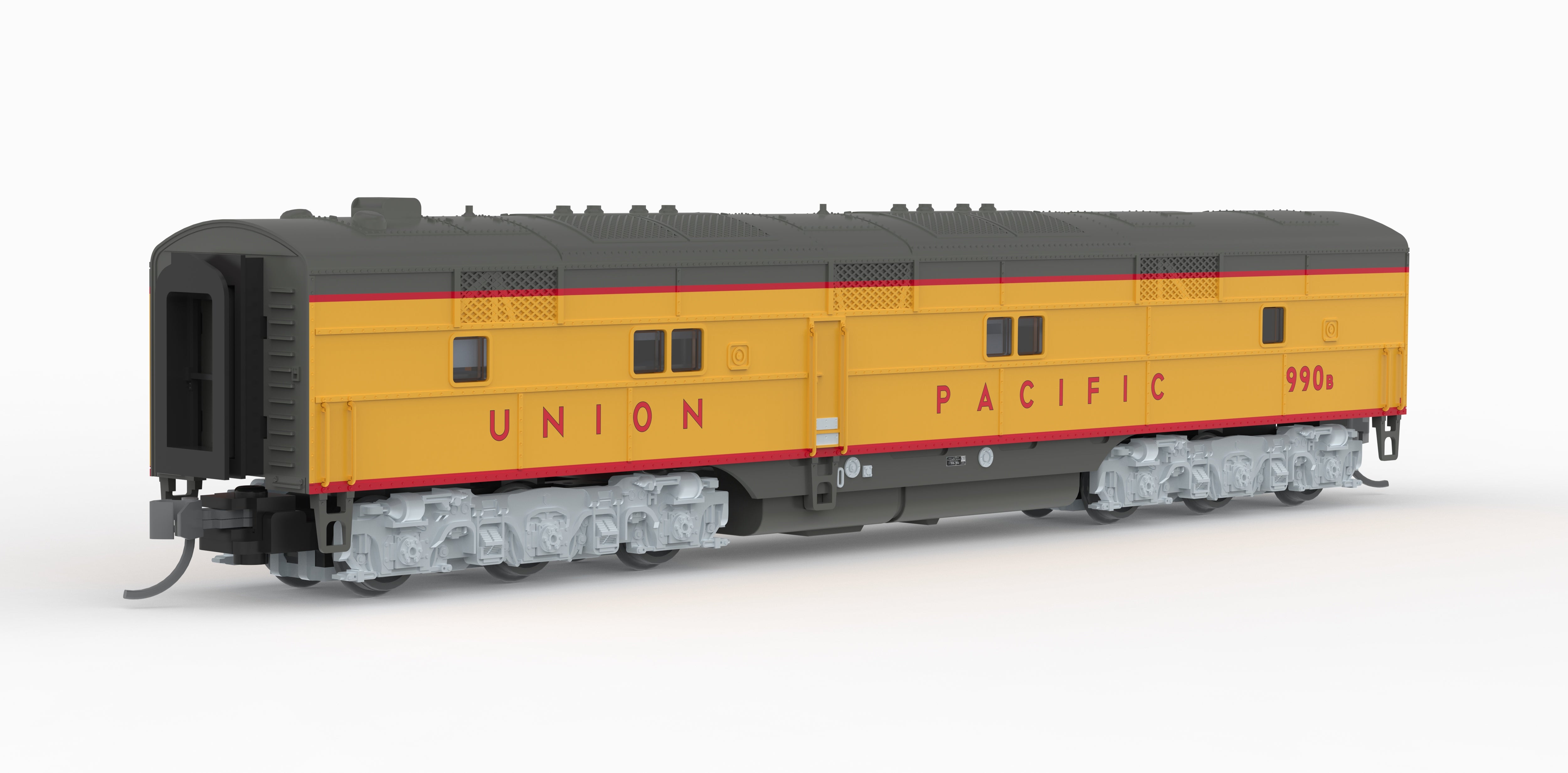 10241 EMD E7B, UP 988B, Yellow & Gray, 1960's Appearance, No-Sound / DCC-Ready, N