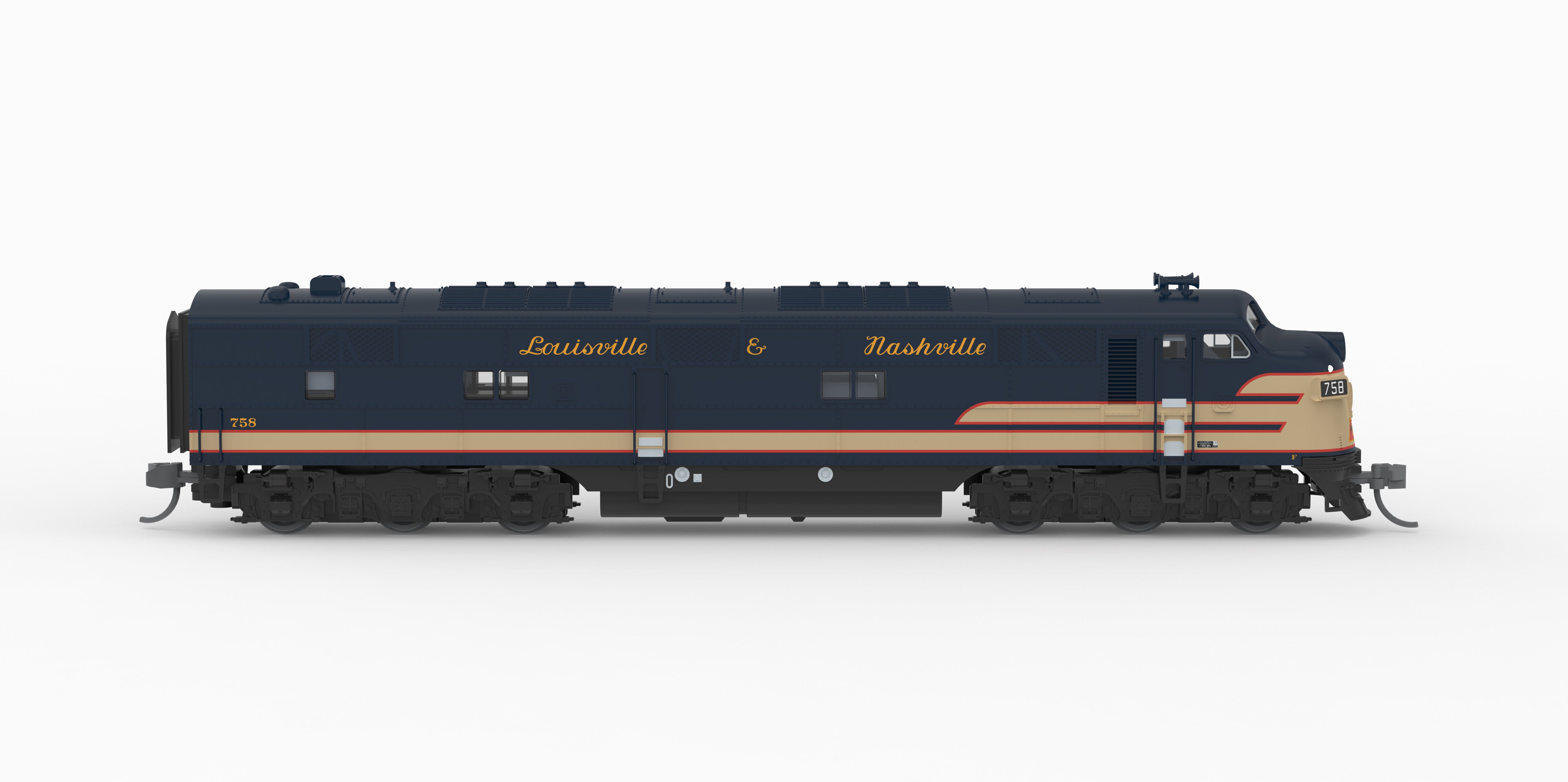 10242 EMD E7A, L&N 758, Pan American Scheme, Paragon4 Sound/DC/DCC, N (Lowell Smith Exclusive)